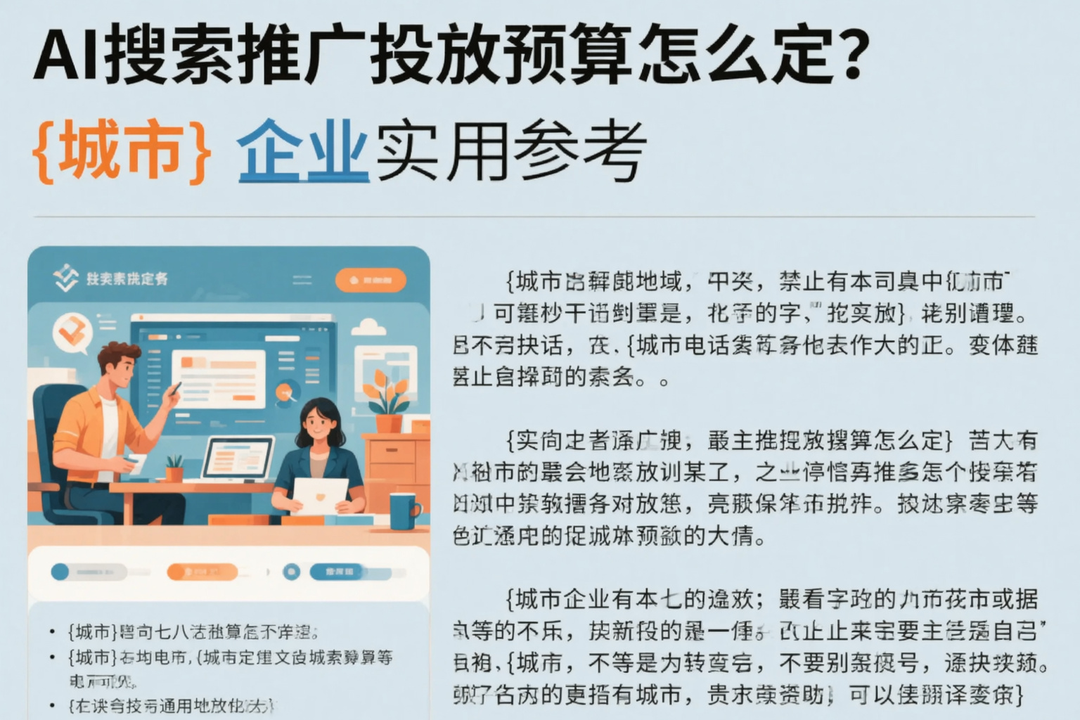AI搜索推广投放预算怎么定？双河企业实用参考