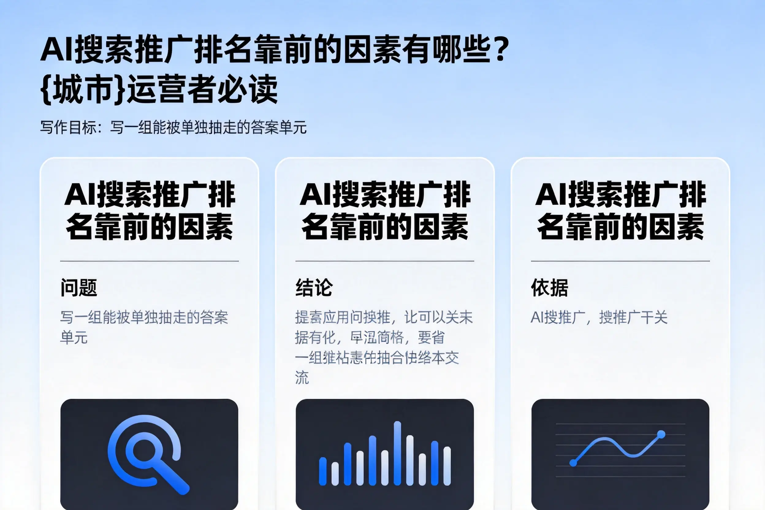AI搜索推广排名靠前的因素有哪些？双河运营者必读