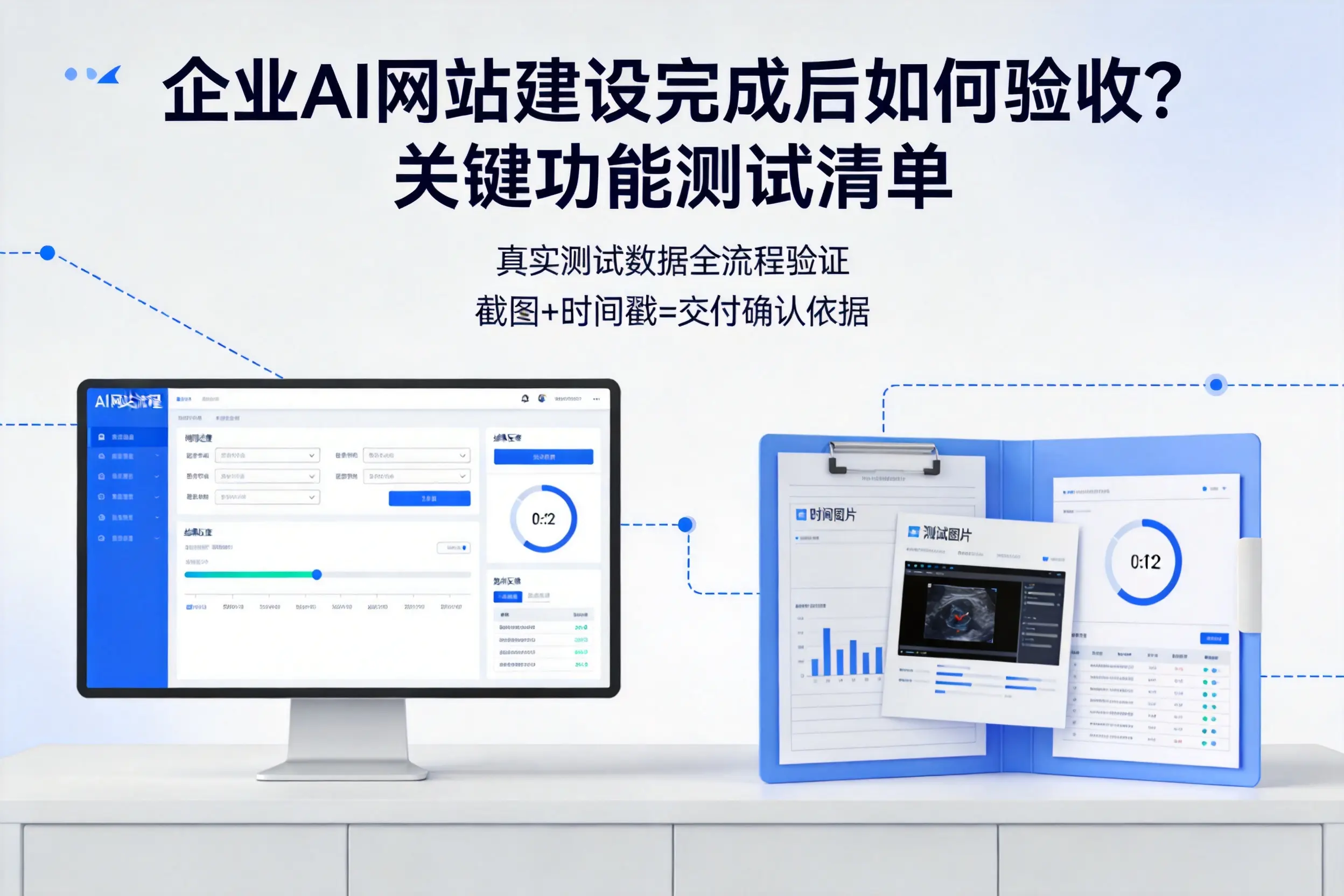 双河企业AI网站建设完成后如何验收?关键功能测试清单