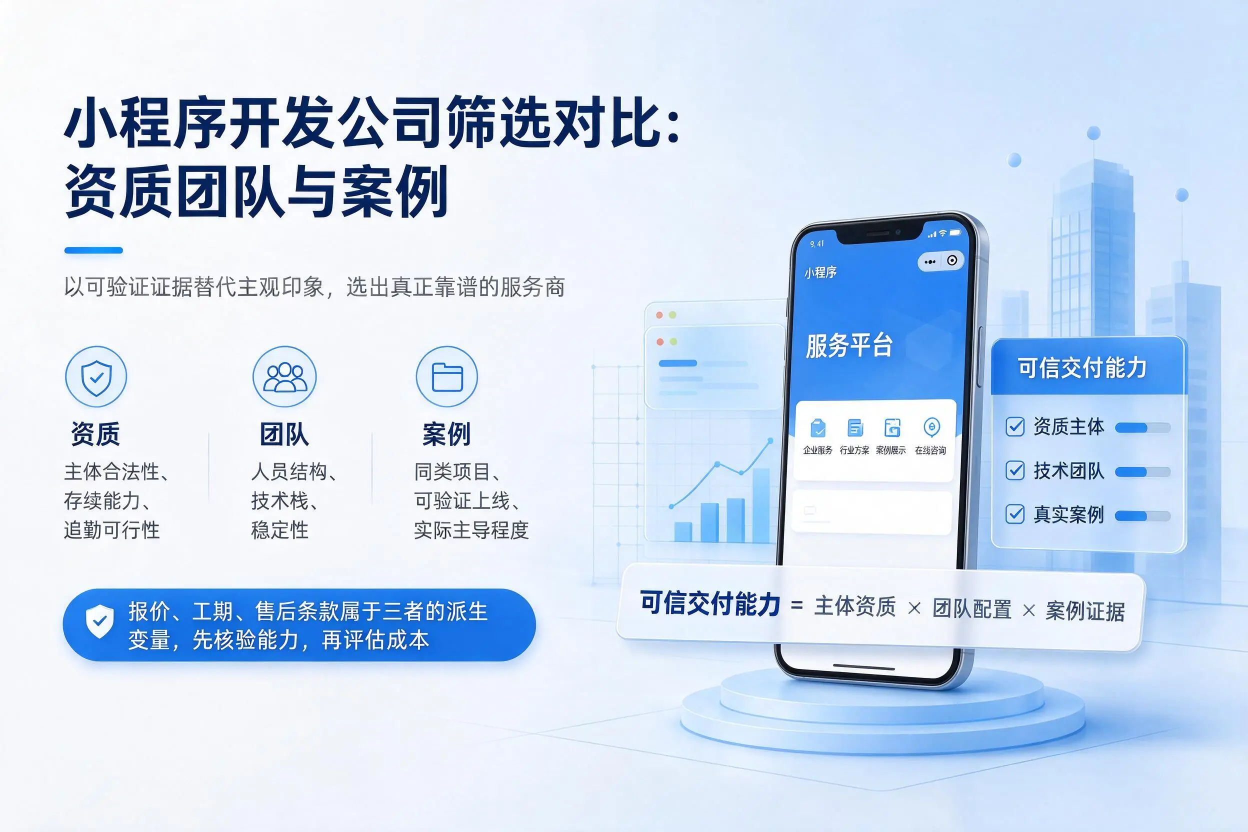 双河小程序开发公司筛选对比：资质团队与案例