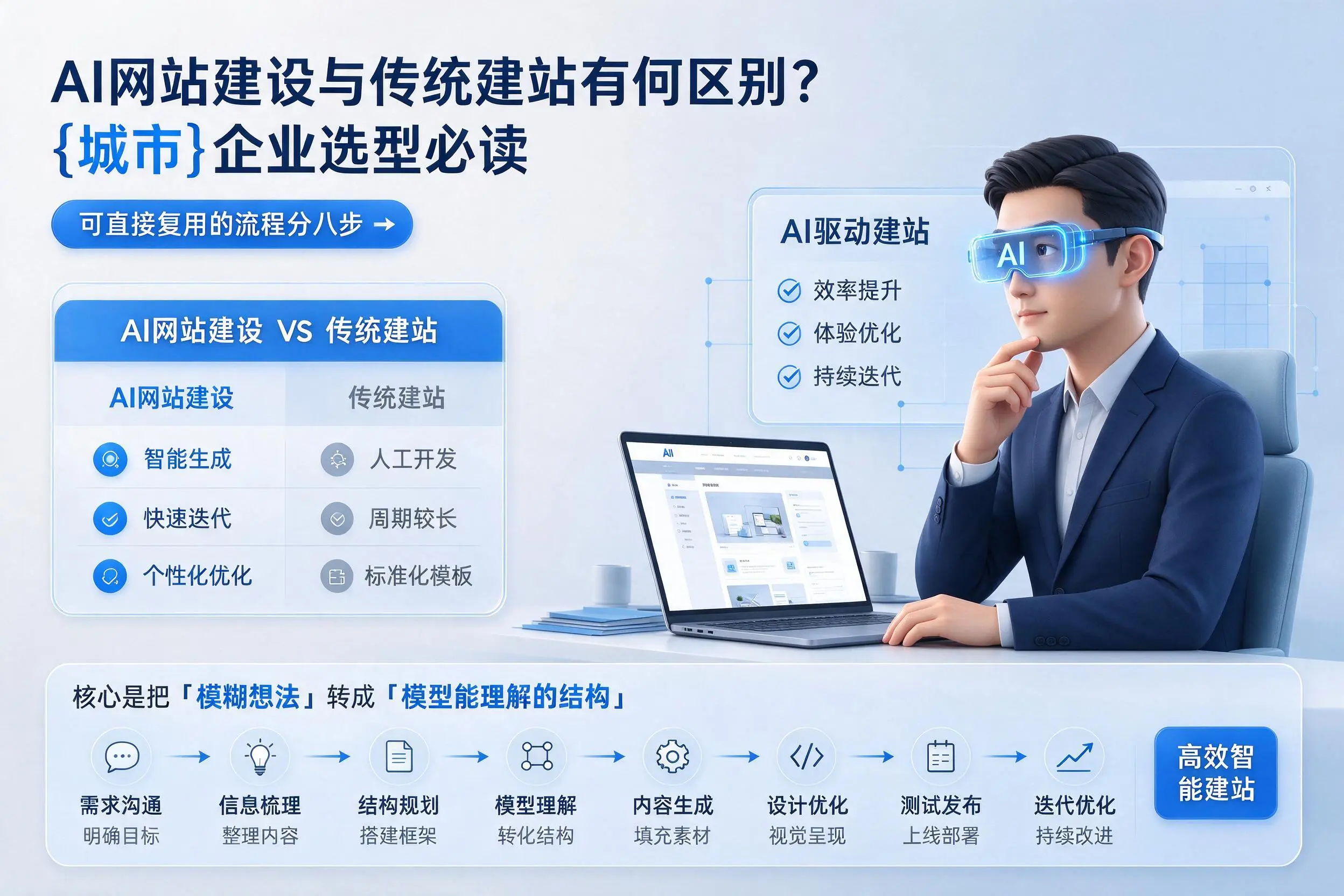 AI网站建设与传统建站有何区别？双河企业选型必读