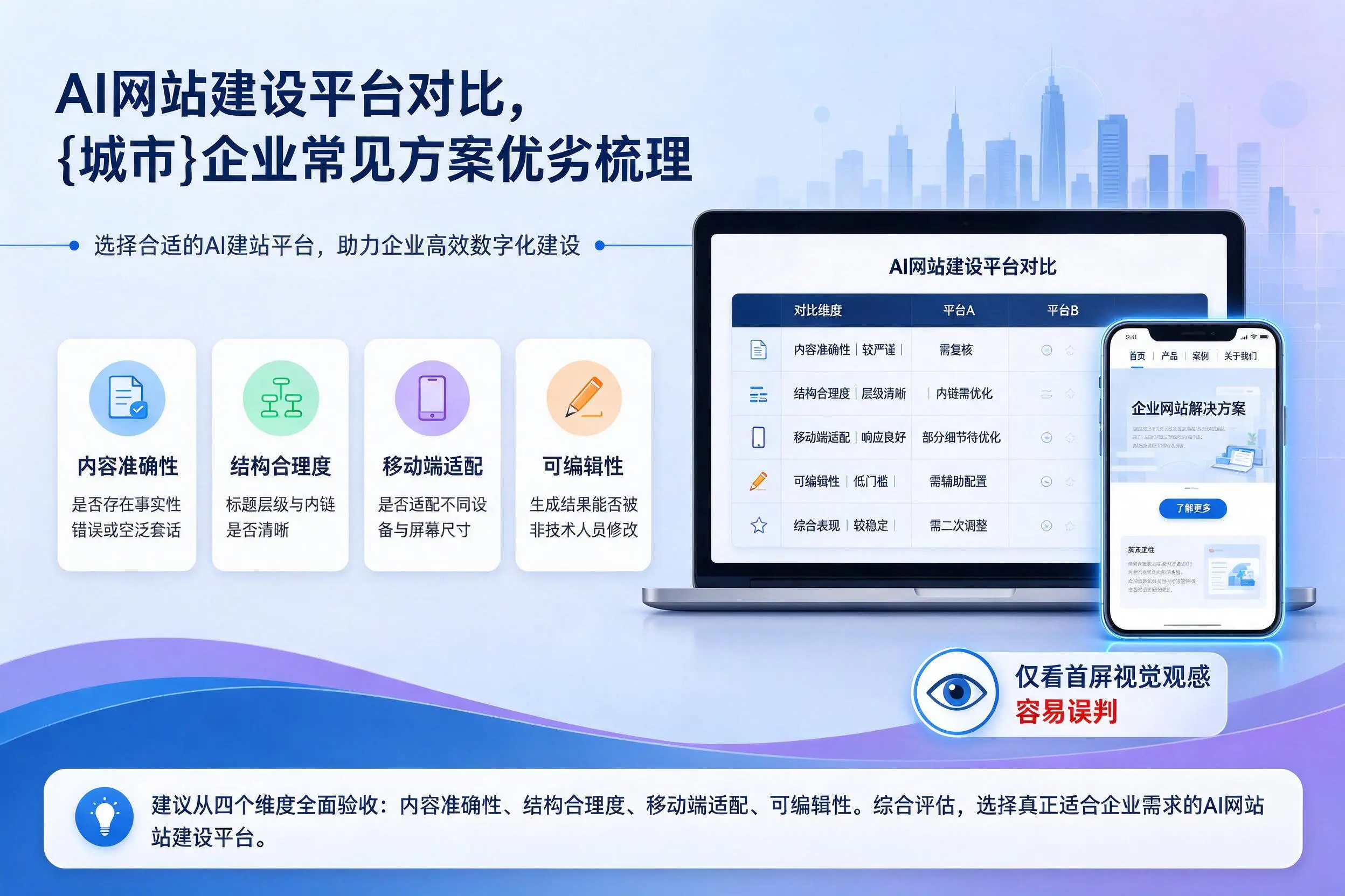 AI网站建设平台对比，双河企业常见方案优劣梳理